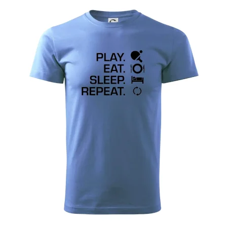 Stolný tenis - eat sleep