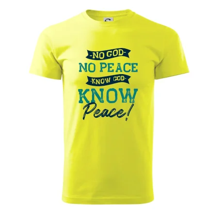No God no peace, know God know peace