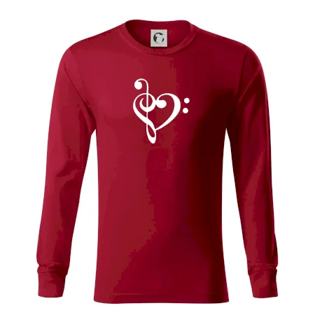 Husľový kľúč srdce