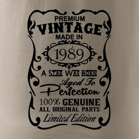 Vintage Etiketa - 1989