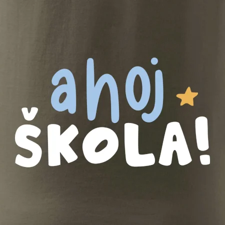 Ahoj škola farebné