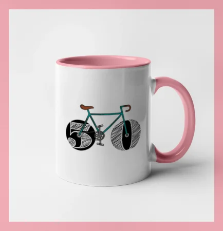 Narodeniny 50 rokov na bicykli