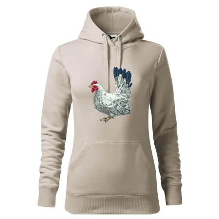Sliepka kreslená biela