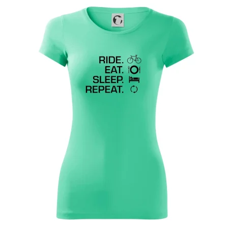Ride Eat Sleep Repeat bicykel