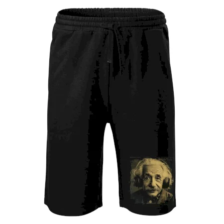 Albert Einstein so slúchadlami