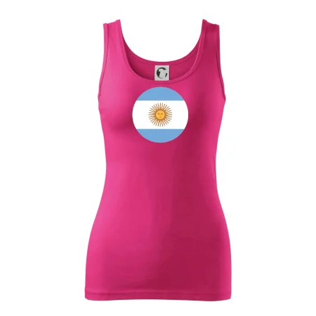 Argentína vlajka guľatá