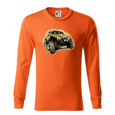 Žltý offroad s navijakom