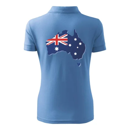 Austrália - vlajka mapa