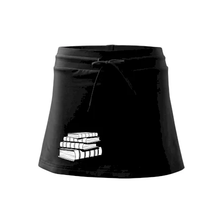 Knihy čiernobiele na sebe