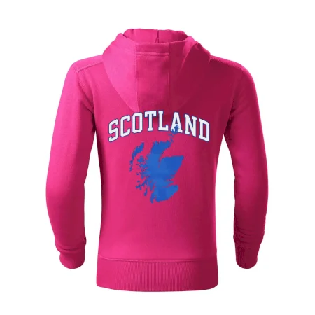 Scotland nápis s mapou