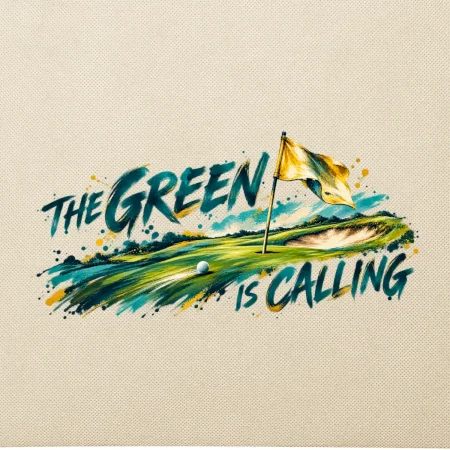 The green is calling malovaný golf