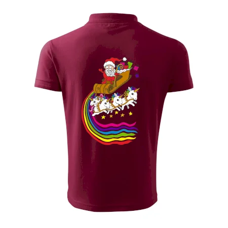 Santa a jednorožce (Pecka design)