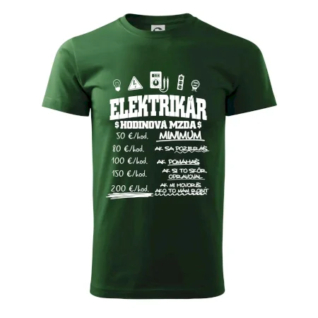 Hodinová mzda elektrikár