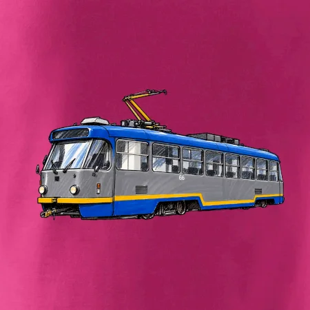 T3R SLF modrošedá kresba fixem
