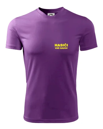 Hasiči - žltý nápis - váš názov zboru