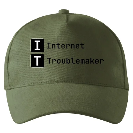 IT Nápis Internet Troublemaker