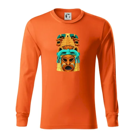 Mayová maska s pyramídou