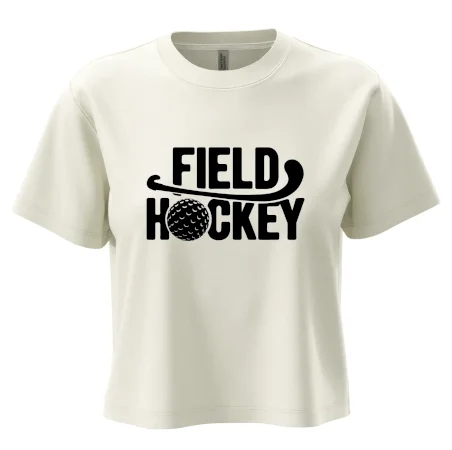Field hockey loptička a nápis
