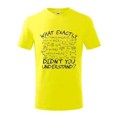 What exactly didnt you understand Chemistry