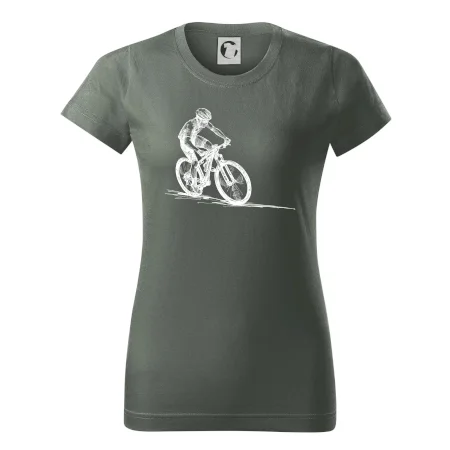 MTB kreslený cyklista