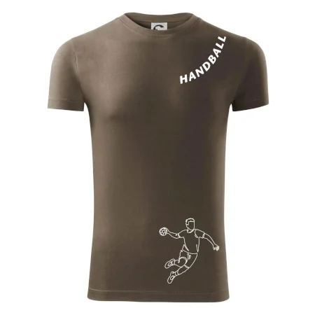Handball nápis šikmo