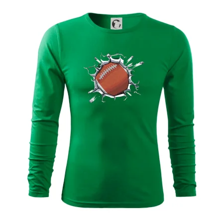 Americký futbal lopta v triku