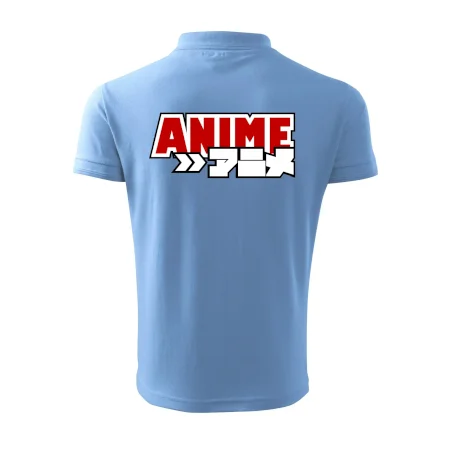 Anime nápis červený