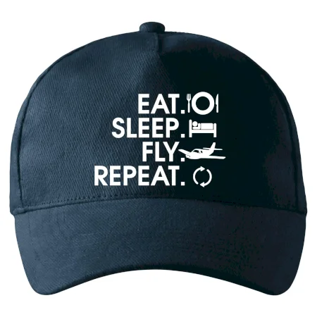 Eat sleep fly repeat
