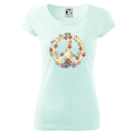 Peace symbol pieskový