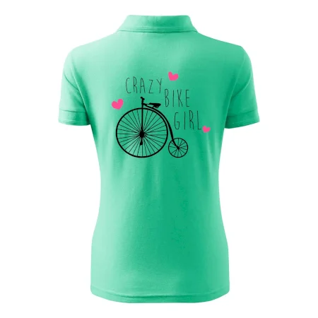 Crazy bike girl