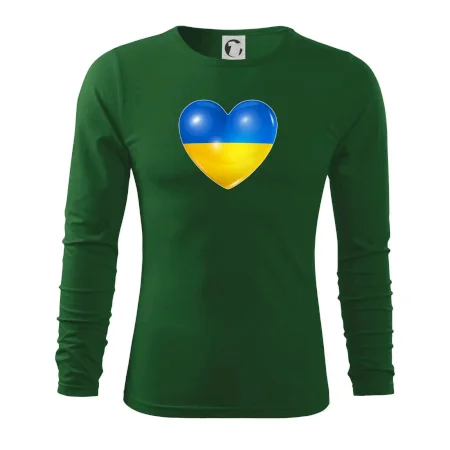 Ukrajina srdce vlajka