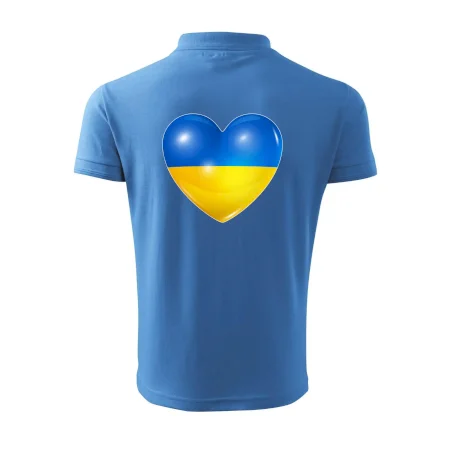Ukrajina srdce vlajka