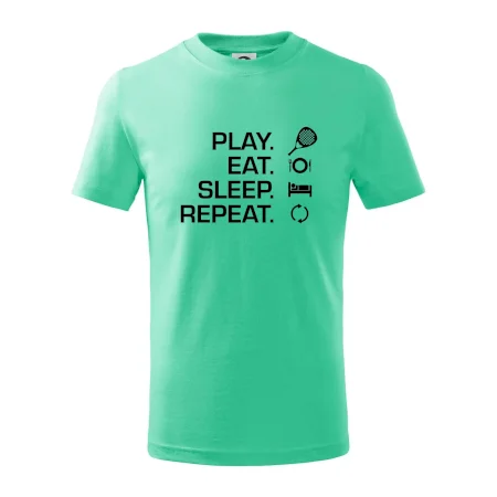 Play eat sleep repeat padel
