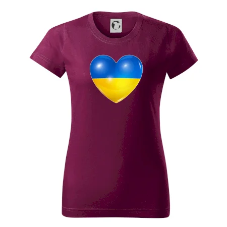 Ukrajina srdce vlajka