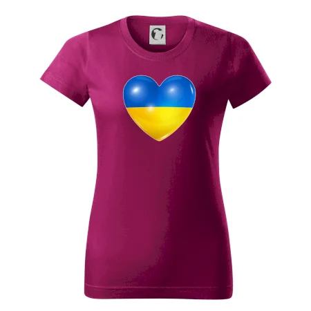 Ukrajina srdce vlajka