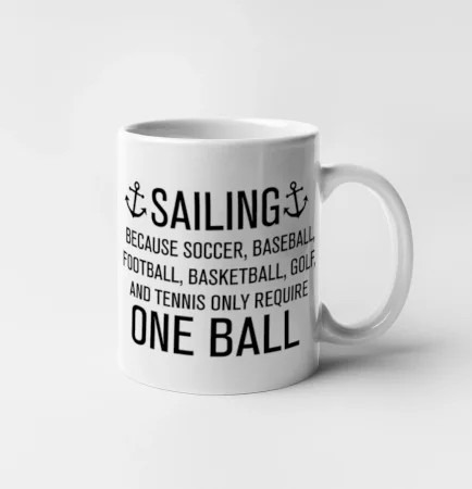 Sailing beacause one ball