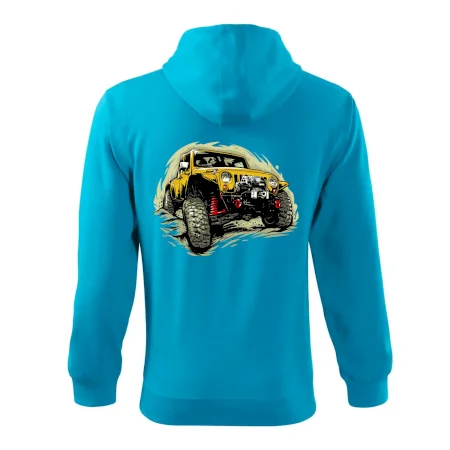 Žltý offroad s navijakom