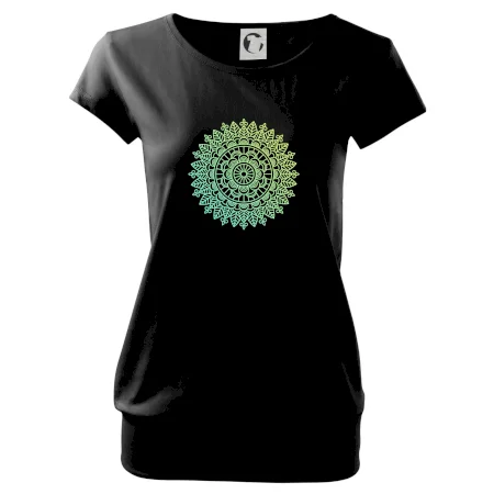 Mandala zelenožlutá