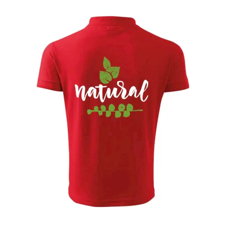 Natural - nápis v listoch