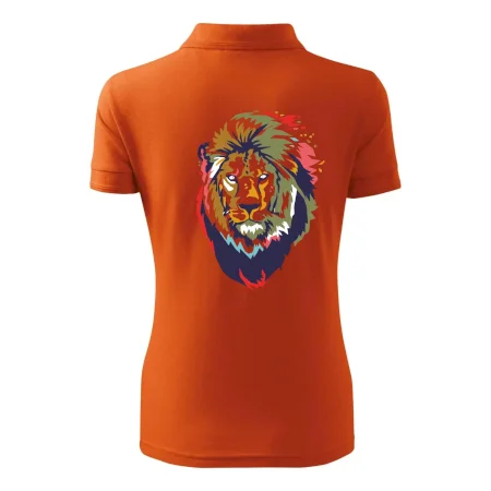 Hlava leva kreslená jednoduchá