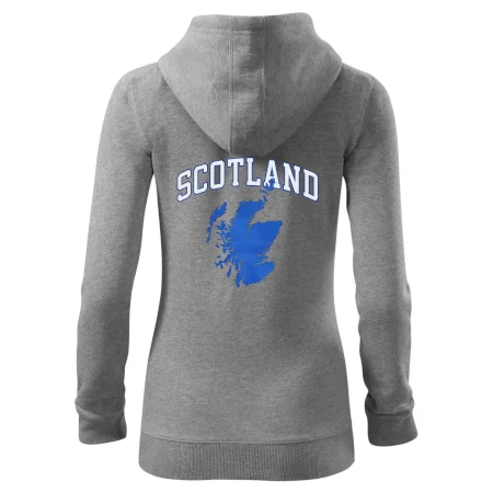 Scotland nápis s mapou