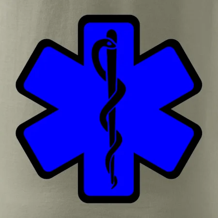 Rescue - Hviezda na prsníku + nápis na chrbte