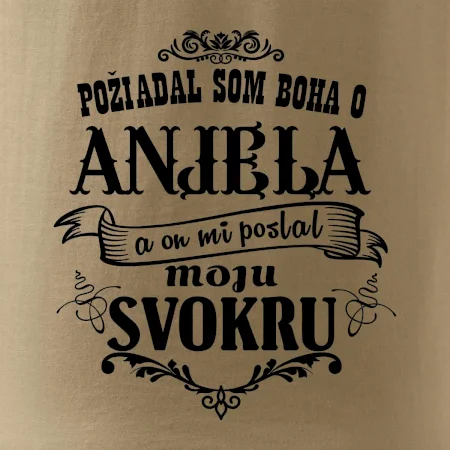 Požiadal som Boha o anjela a on mi poslal moju svokru