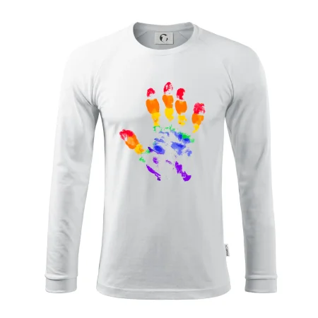 LGBT hand print