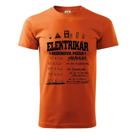 Hodinová mzda elektrikár
