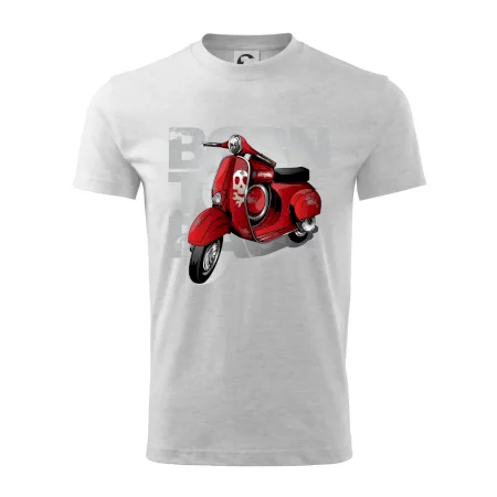 Scooter born to ride red