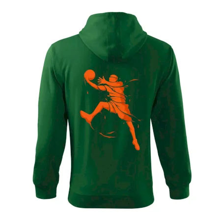 Basketball player splash