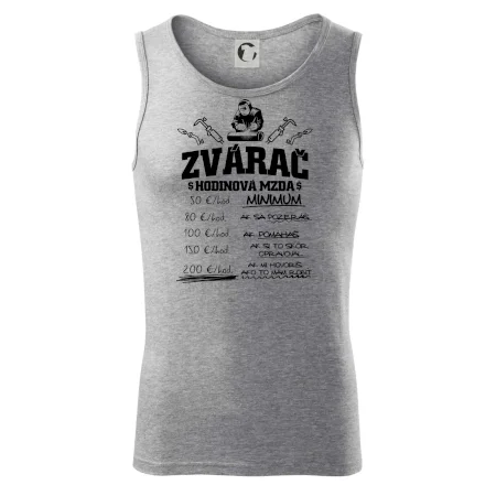 Hodinová mzda zvárač