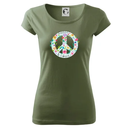 Peace and love symbol