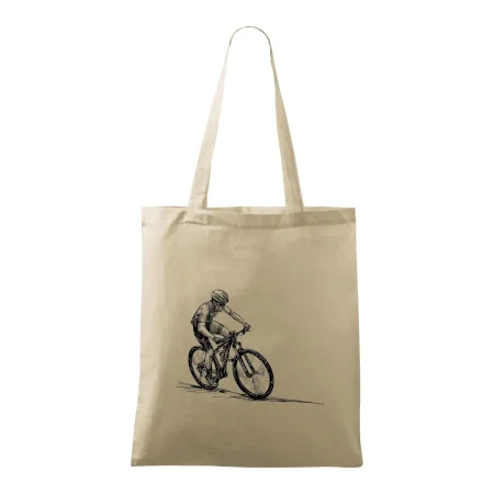 MTB kreslený cyklista